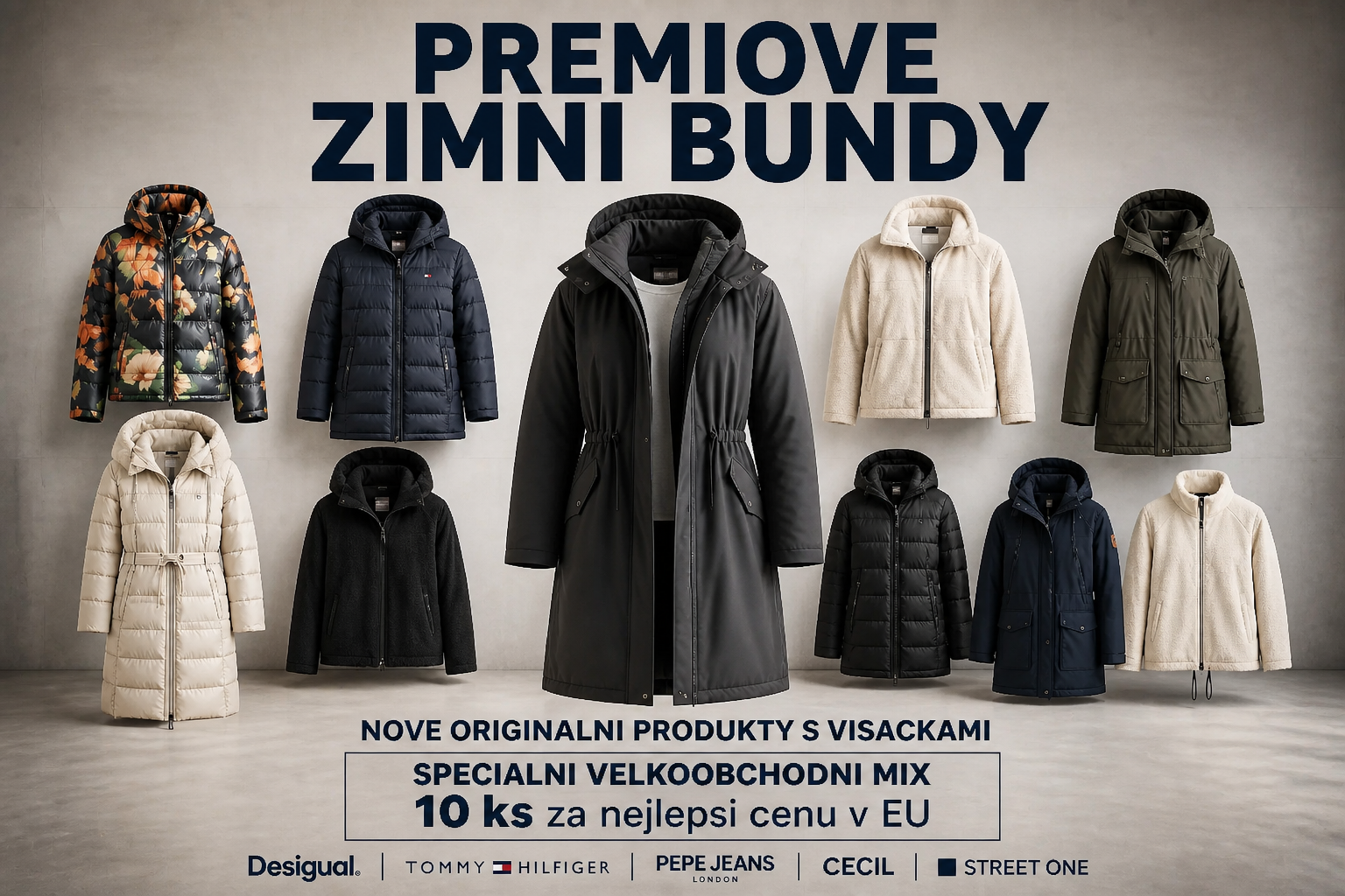 Zimní bundy premium MIX