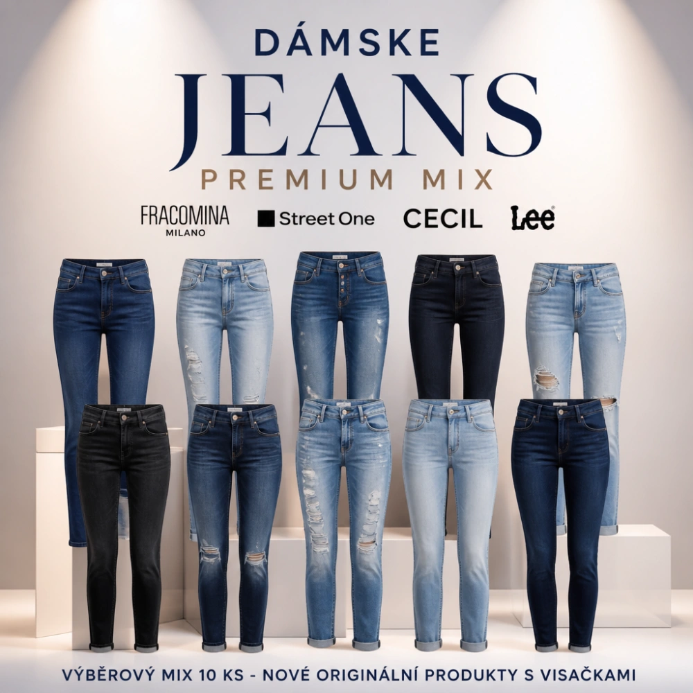 DÁMSKÉ JEANS premium MIX