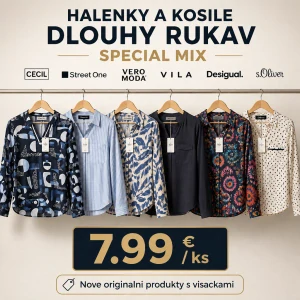 DÁMSKÉ HALENKY mix (dlouhý rukáv)