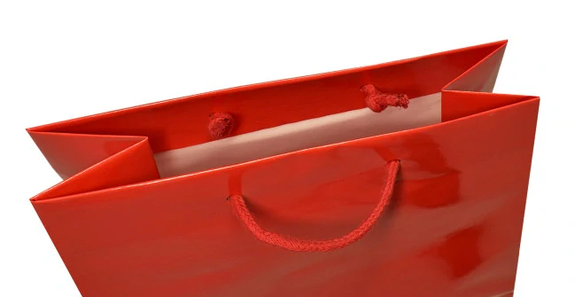 TAŠKA prodejní LUXUSNÍ red M"
